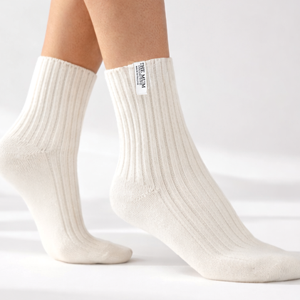 Wool Blend Crew Socks