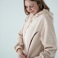 Luca Breastfeeding & Maternity Hoodie Dress