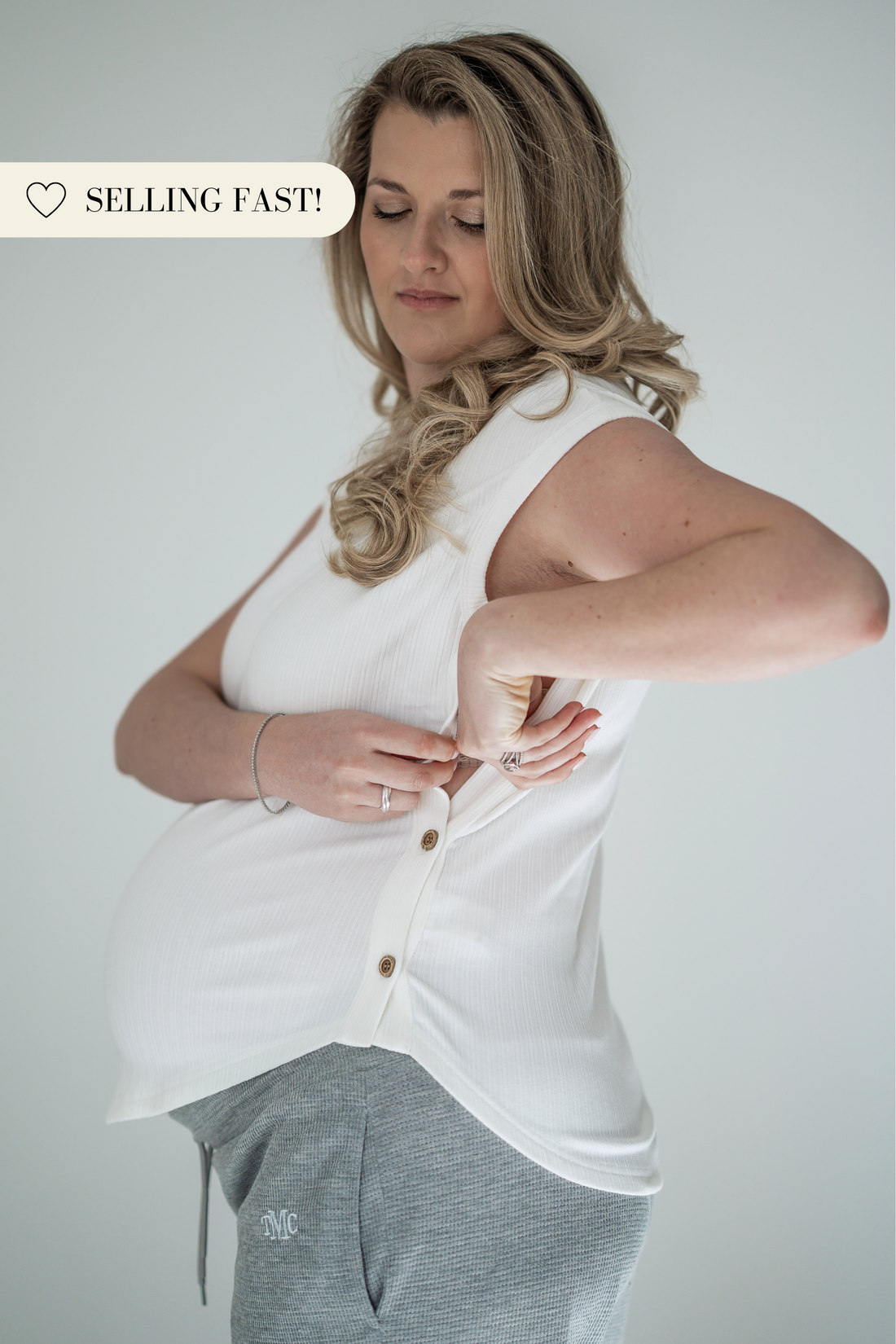 Hannah Breastfeeding & Maternity Button Down Top